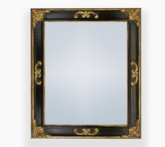 Miroirs ancien sur mesure noir et or cor.340.601