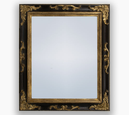 Espejos antiguos negros y dorados hechos a medida cor.739.601