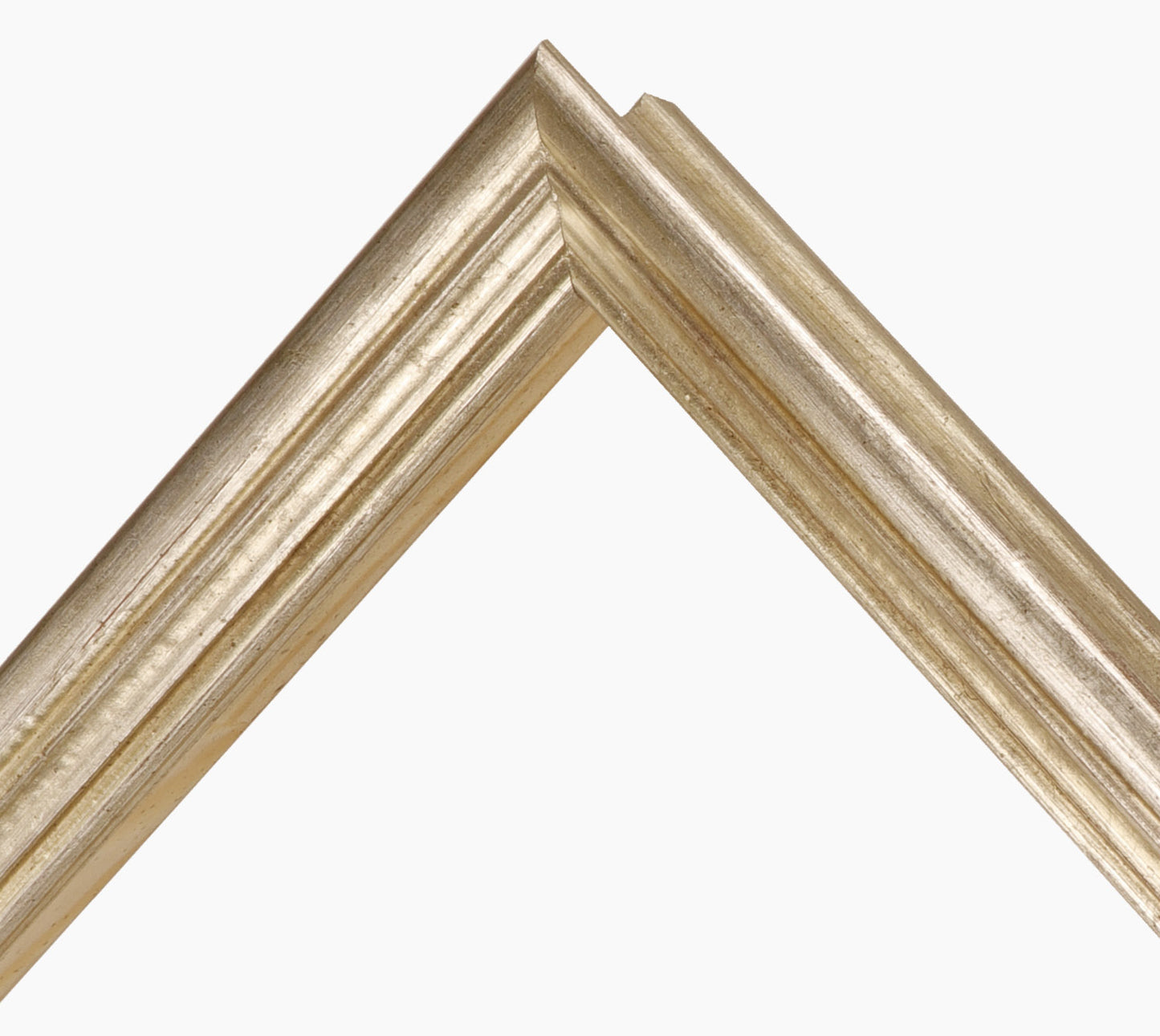Marco de madera con pan de plata art.240.011