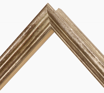 Marco de madera con pan de plata antigua art.240.231