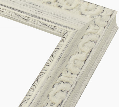 325.920 cadre en bois à fond sombre blanc mesure de profil 45x30 mm Lombarda cornici S.n.c.