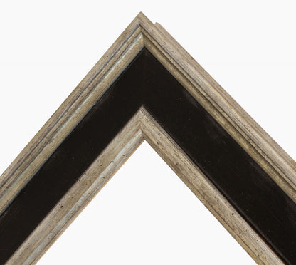 Marco de madera plateado 340.8602