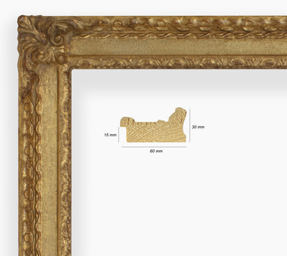 COR.343.230 marco de madera con pan de oro 