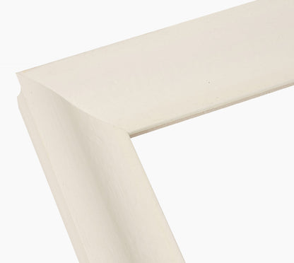 345.899 marco de madera blanco con perfil encerado medida 60x45 mm