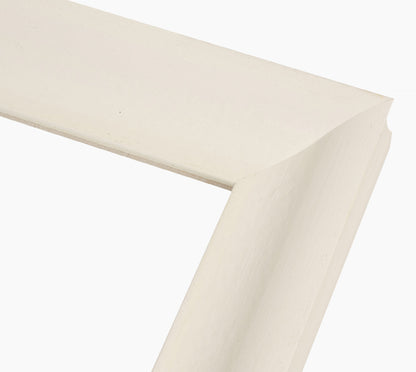 345.899 marco de madera blanco con perfil encerado medida 60x45 mm