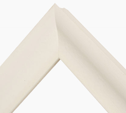 345.899 marco de madera blanco con perfil encerado medida 60x45 mm