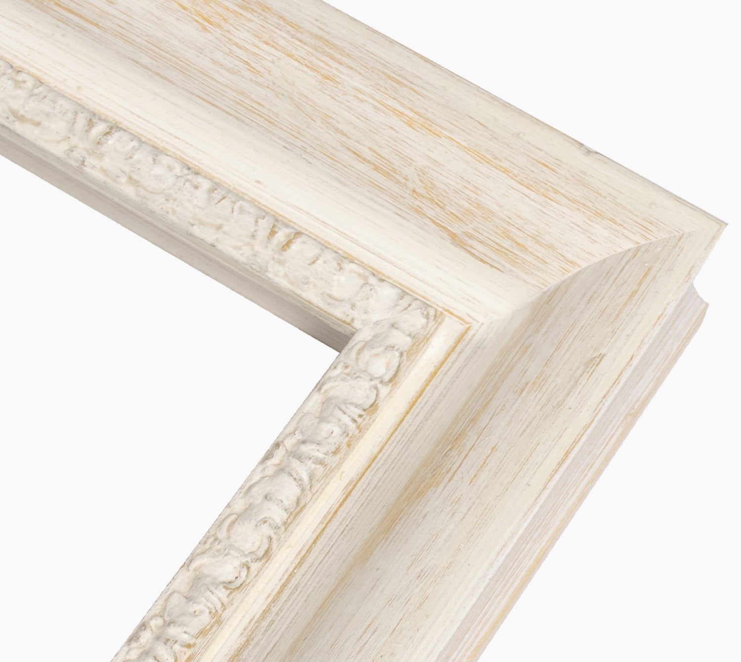 Ancho Antiguo Blanco Marco de madera 30x40cm - Calidad superior
