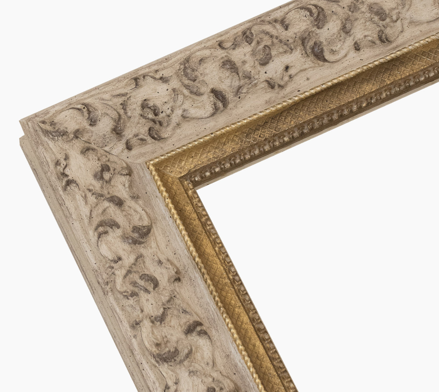 Marco de madera color oro gorge gris paloma 4497.3004
