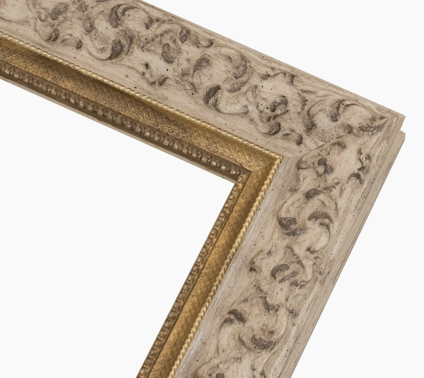 Marco de madera color oro gorge gris paloma 4497.3004