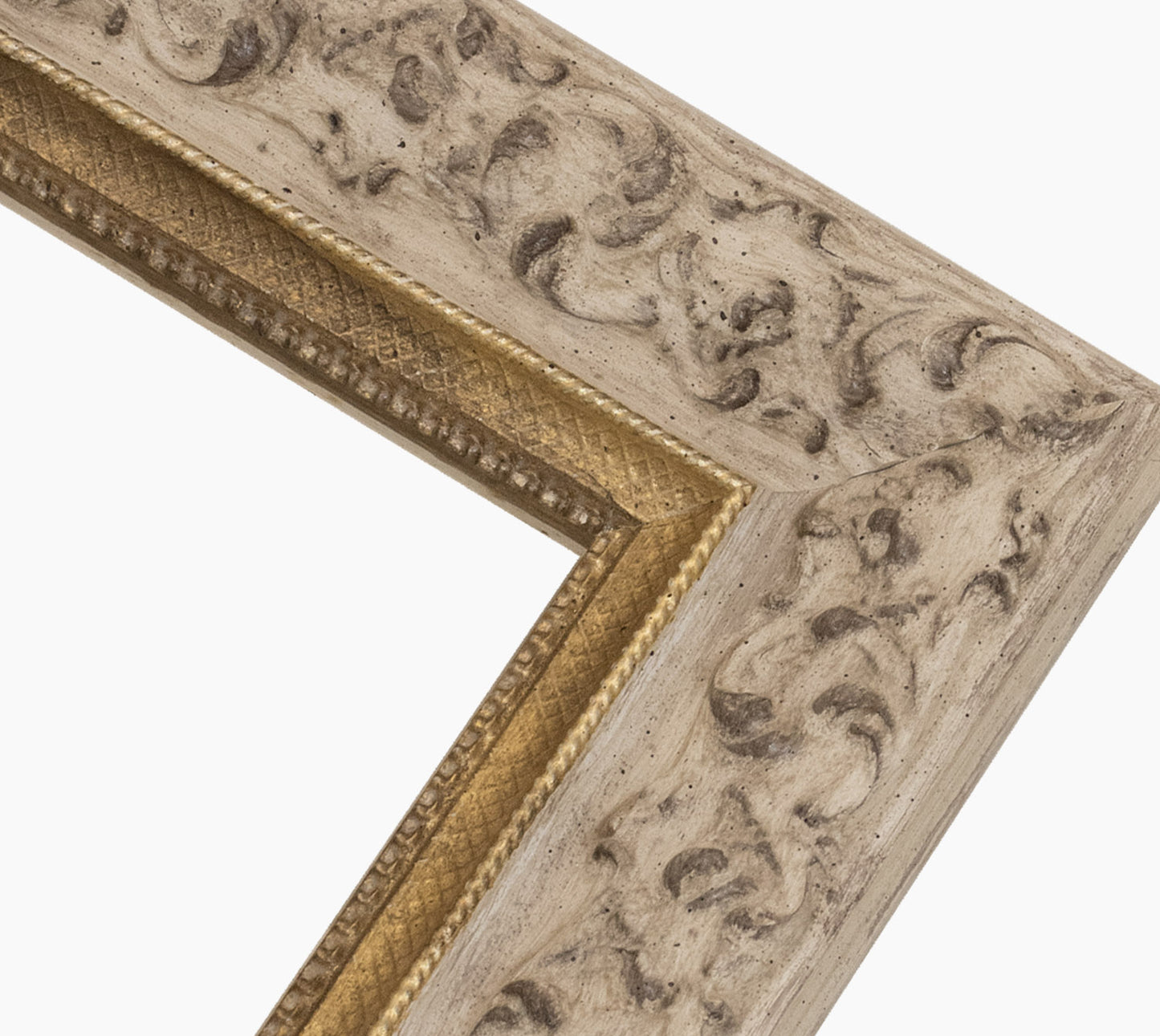 Marco de madera color oro gorge gris paloma 4497.3004
