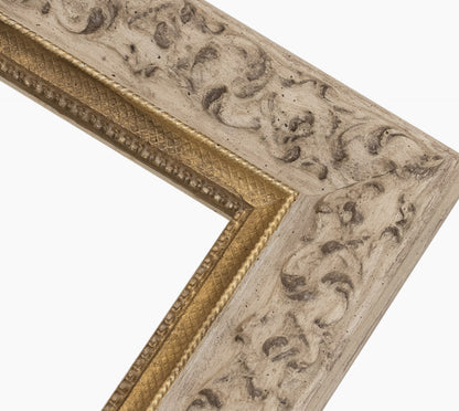 Marco de madera color oro gorge gris paloma 4497.3004