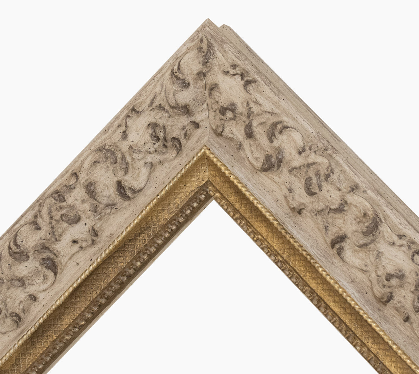 Marco de madera color oro gorge gris paloma 4497.3004
