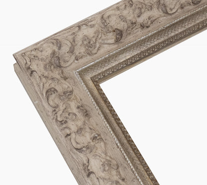 Marco de madera gris paloma y plata 4497.3040