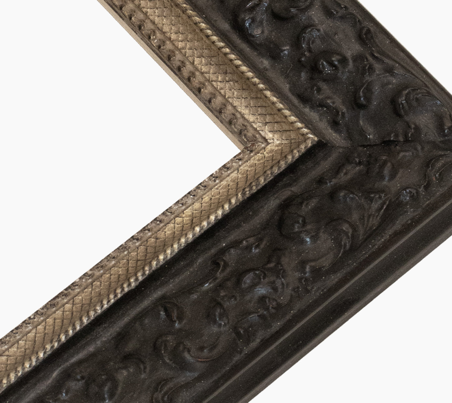Marco de madera color oro gorge gris paloma 4497.3004