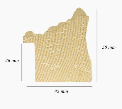 Marco de madera barroco marfil y oro 496.190