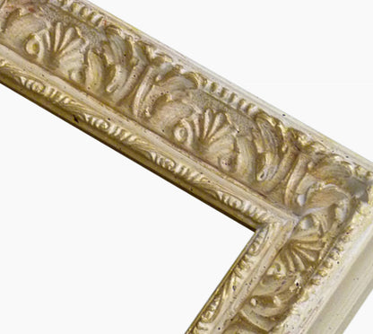 Marco de madera barroco marfil y oro 496.190