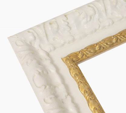Marco de madera blanco a medida 4980.997