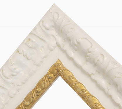 Marco de madera blanco a medida 4980.997