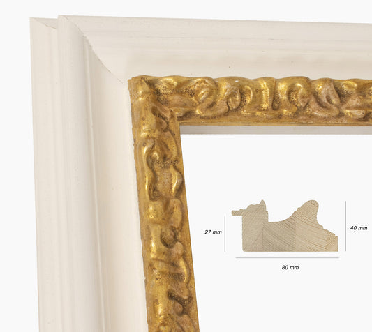 Marco barroco de oro blanco 506.997
