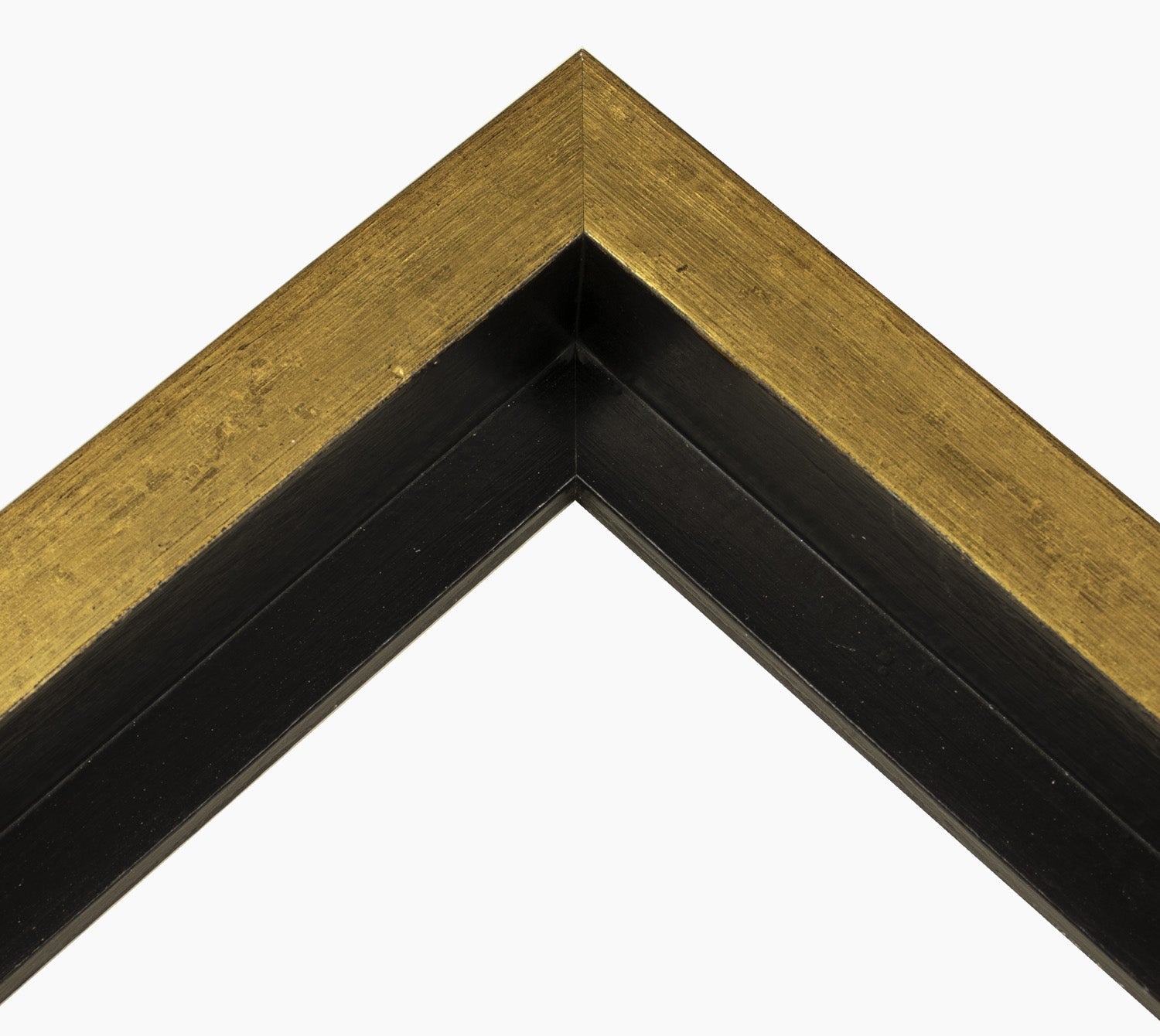 Marco de 21 x 30 pulgadas, marco de fotos de madera maciza a rayas negras y  doradas, ancho de 1.25 pulgadas, profundidad del marco interior de 0.5