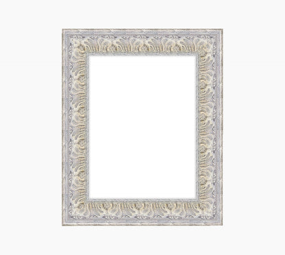 6300.920 cadre en bois à fond sombre blanc mesure de profil 90x73 mm Lombarda cornici S.n.c.
