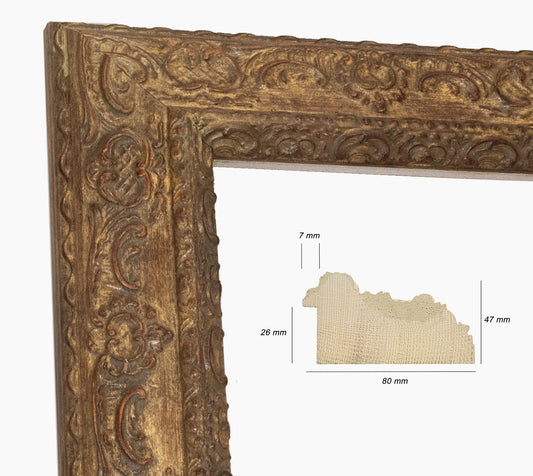 Marco de madera dorado personalizado 634.230