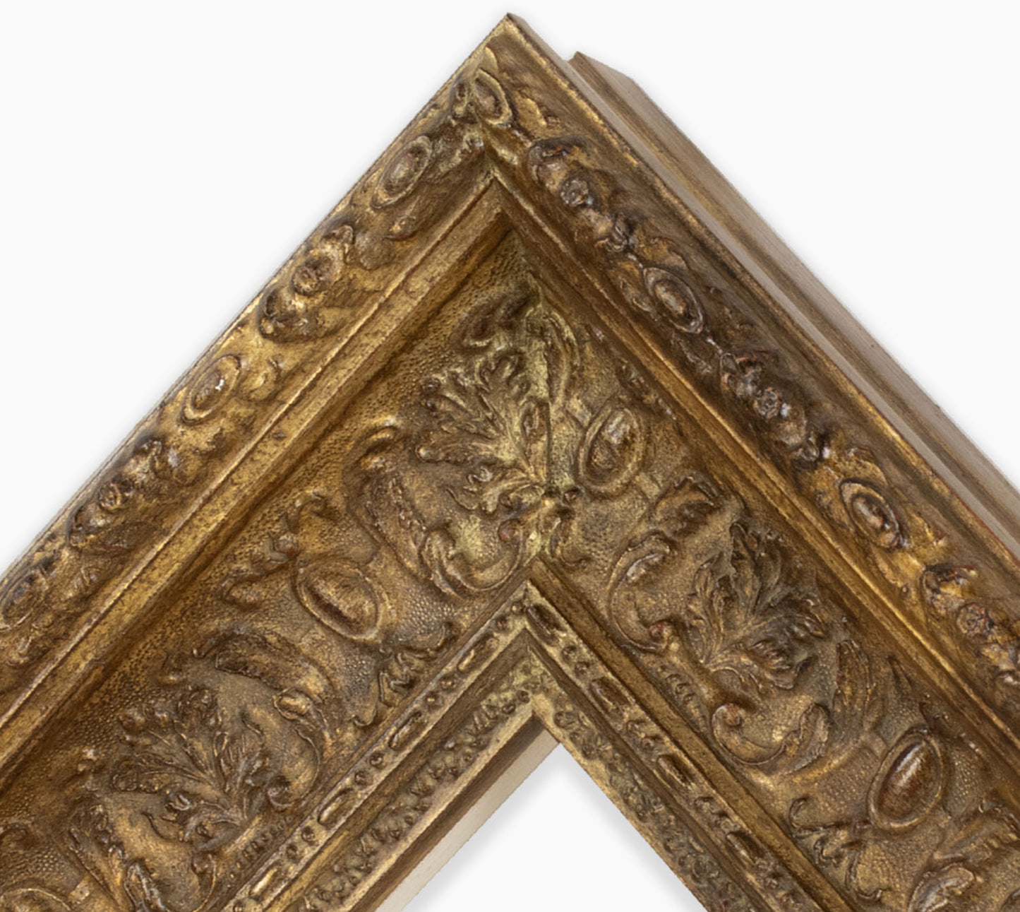 Cadre baroque en bois à la feuille d'or antique 6301.230